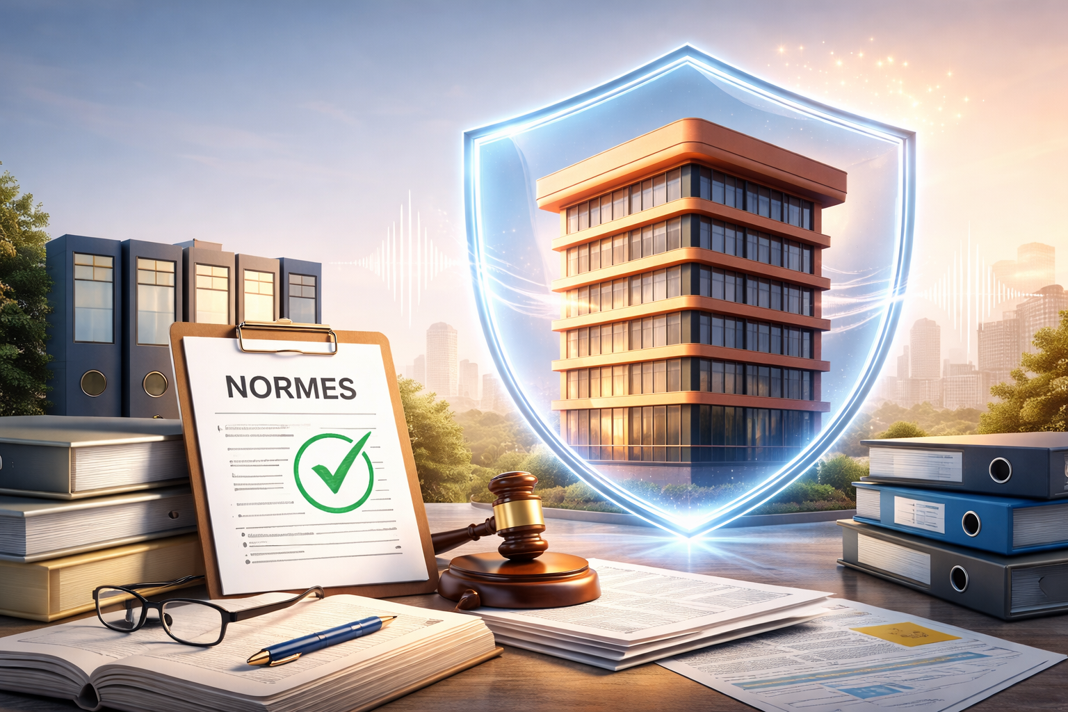 Conformité aux normes acoustiques NRA et ISO - Flocage acoustique